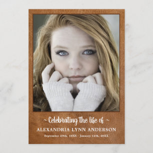 Moderne Lederdenkmal-Anordnung der Dienstbeerdigun Programm