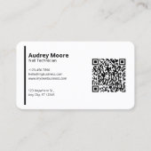 Moderne leere weiße Nageltechniker Vorlagen Visitenkarte (Vorderseite)