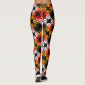 Moderne Leggings 4 Nationen Kunst Leggings (Rückseite)