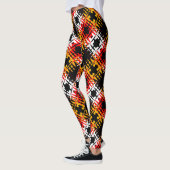 Moderne Leggings 4 Nationen Kunst Leggings (Links)