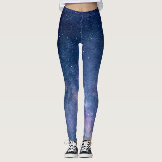 Moderne Leggings | blaues Universum, Kosmos,Sterne