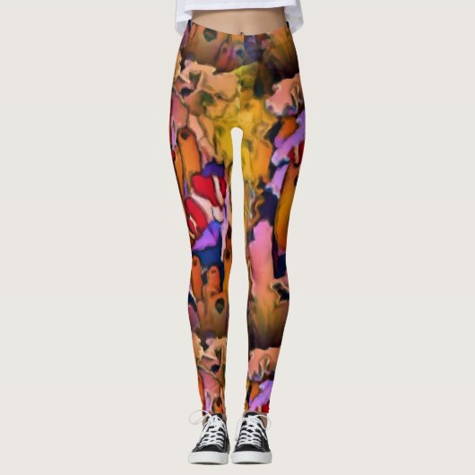 Moderne Leggings der Riff-Reihen-II (Vorderseite)
