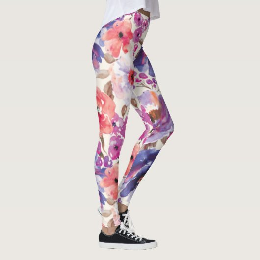 Moderne Leggings für Blumendesign (Rechts)