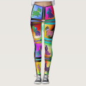 Moderne Leggings für Welpenjunge Liebe (Vorderseite)