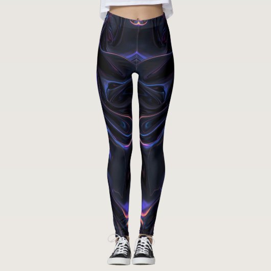 Moderne Leggings mit abstrakter Transitfarbe in Sc (Vorderseite)