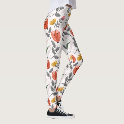 Moderne Leggings Tulips (Rechts)