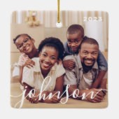 Moderne, leicht spielbare Script-Fotos Keramikornament (Rückseite)