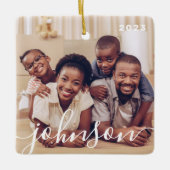 Moderne, leicht spielbare Script-Fotos Keramikornament (Vorderseite)