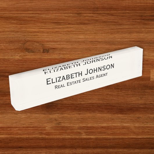 Moderne, leichte Elfenbeinküste Berufliche Führung Namensplakette