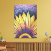 Moderne Leinwand Sonnenblumen (Insitu (Wohnzimmer))