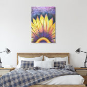 Moderne Leinwand Sonnenblumen (Insitu (Schlafzimmer))