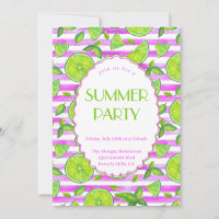 moderne Lemming Sommerparty-Einladung