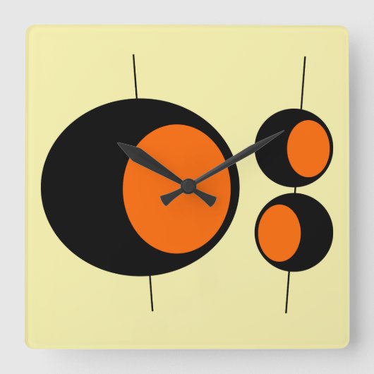 Moderne LEMON STERNEXPLOSION KITCHEN Uhr (Vorderseite)