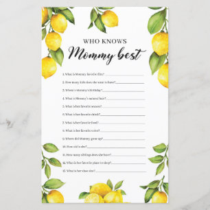 Moderne Lemonen, die Mommy Best Game kennen