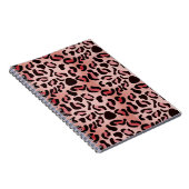 Moderne Leopardenmuster-Tiere Notizblock (Rechte Seite)