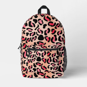 Moderne Leopardenmuster-Tierprint Bedruckter Rucksack