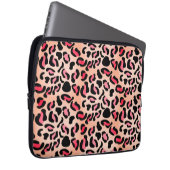 Moderne Leopardenmuster-Tierprint Laptopschutzhülle (Vorne Rechts)