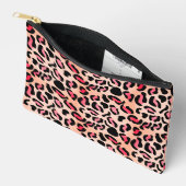 Moderne Leopardenmuster-Tierprint Zubehörtasche (Offen)