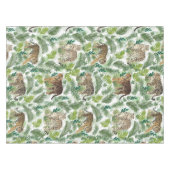 Moderne Leopards Tigers Jungle Pflanze Tischdecke (Vorderseite (Horizontal))