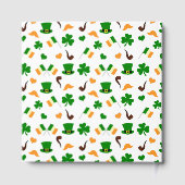 Moderne Leprechaun St. Patrick's Day Kinderdusche Gästebuch (Rückseite)