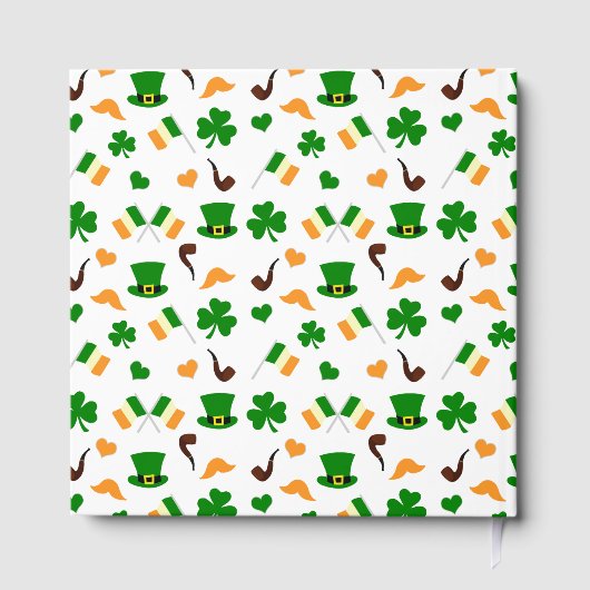 Moderne Leprechaun St. Patrick's Day Kinderdusche Gästebuch (Rückseite)