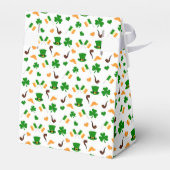 Moderne Leprechaun St. Patrick's Day Kinderdusche Geschenkschachtel (Rückseite)