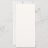 Moderne Lesezeichen-Arch-Foto-Hochzeit "Save the D Save The Date (Rückseite)