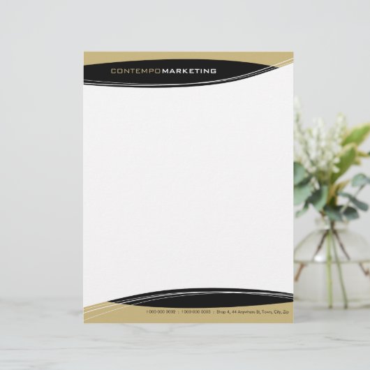 MODERNE LETTERHEAD: Verachtung 1 (Stehend Vorderseite)