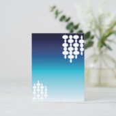 Moderne Leuchten - RSVP-Karte oder Postkarte (Stehend Vorderseite)