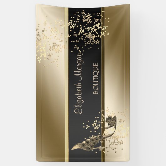 Moderne, leuchtende, blühende High Heels Banner (Vertikal)