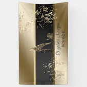 Moderne, leuchtende, blühende High Heels Banner (Vertikal)