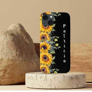 Moderne leuchtende Sonnenblumen Gelb Case-Mate iPhone Hülle
