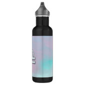 Moderne Libra Zodiac-Gebärmutter im Perlenstil Edelstahlflasche (Rechts)