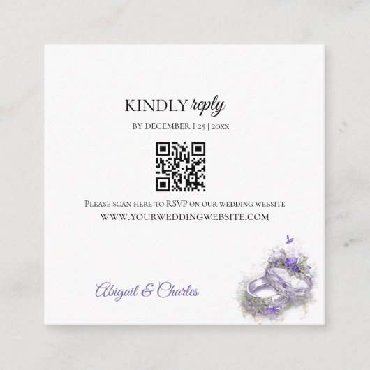 Moderne Lichtbogenschutzkarte Begleitkarte (Vorderseite)