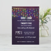 Moderne Lichter Einladung (Stehend Vorderseite)