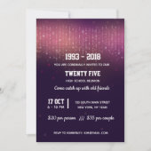 Moderne Lichter Einladung (Vorderseite)