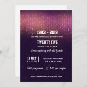 Moderne Lichter Einladung (Vorne/Hinten)