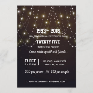 Moderne Lichter Einladung