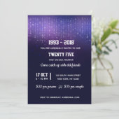 Moderne Lichter Einladung (Stehend Vorderseite)