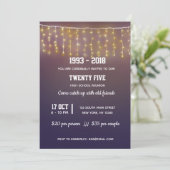 Moderne Lichter Einladung (Stehend Vorderseite)