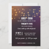 Moderne Lichter Einladung (Vorderseite)