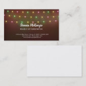 Moderne Lichter Visitenkarte (Vorne/Hinten)