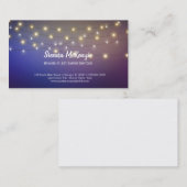 Moderne Lichter Visitenkarte (Vorne/Hinten)