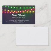 Moderne Lichter Visitenkarte (Vorne/Hinten)