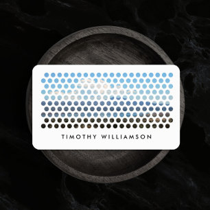 Moderne Lichtkreismuster Visitenkarte