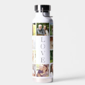 Moderne Liebe 10 FotoCollage Trinkflasche (Links)