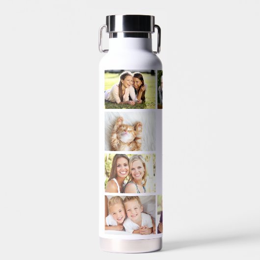 Moderne Liebe 10 FotoCollage Trinkflasche (Vorne)