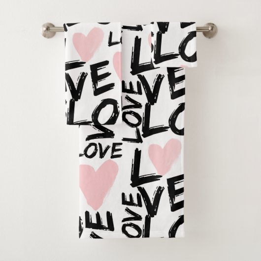 Moderne Liebe Badhandtuch Set (Insitu)