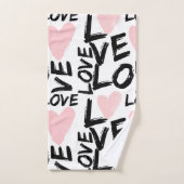 Moderne Liebe Badhandtuch Set (Handtuch)