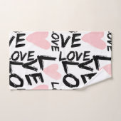 Moderne Liebe Badhandtuch Set (Handtuch)